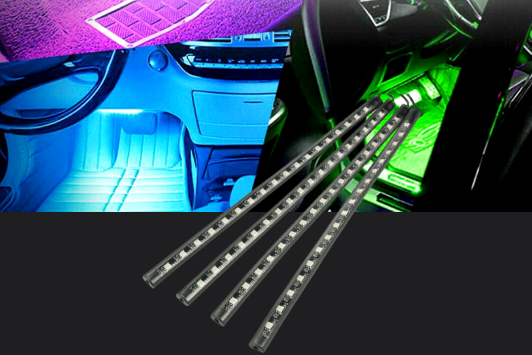 Flow Lights Pro / Auto Ambiente LED-Stripes Interieur Fußraumbeleuchtu –  2wheels2wrap