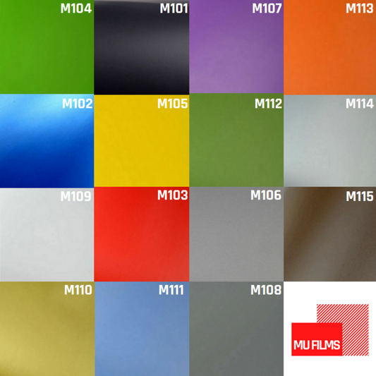 MU-FILMS© M100 Premium Matt-Folie